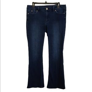 WHBM Skinny Flare Blue Jeans Size 10 Short